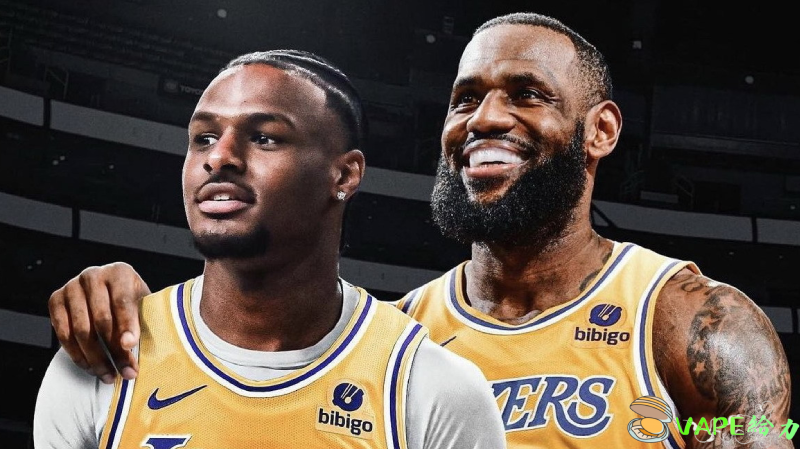 2024 年 NBA 選秀會上,洛杉磯湖人隊將上演父與子以第 55 順位選中了布朗尼詹姆斯